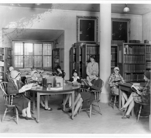 In honor of National Library Week the #BKMLibrary looks back. Our illustrious Library comprises one 