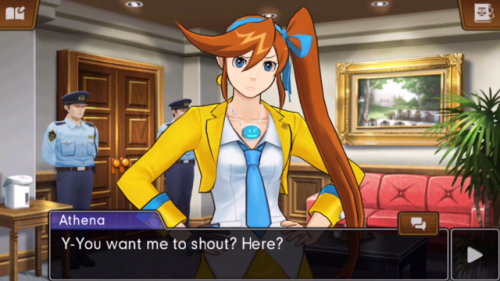 The beginning of an adorable partnership. Dual Destinies’s repeated depictions of coping mechanisms 