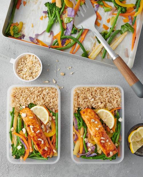 Salmon is loaded with omega 3s and is easy to cook, making it the perfect choice for healthy eating 
