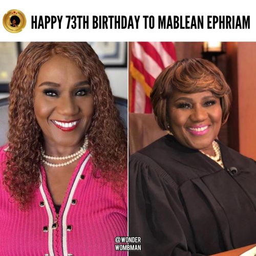 Happy 73rd Birthday to Mablean Deloris Ephriam, Esq!! Please show some Bday Lve for former #LosAngel