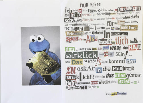 A 100-year-old golden cookie has been stolen from outside the headquarters of top German biscuit maker Bahlsen in the city of Hannover.
Today a local newspaper received a ransom letter from the Cookie Monster. His demands: the company has to deliver...