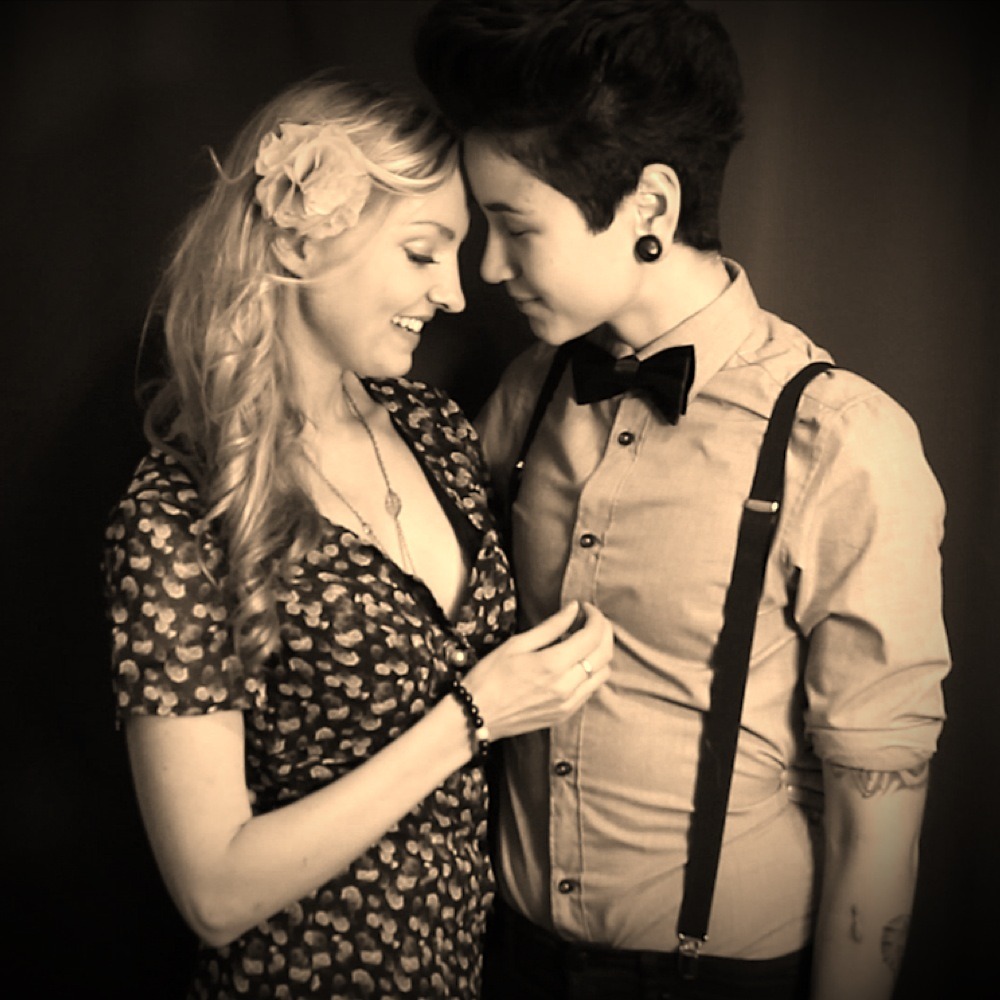 lesbianlooks:  Dani Barker + Chrissy Fareal Clothing - H&amp;M