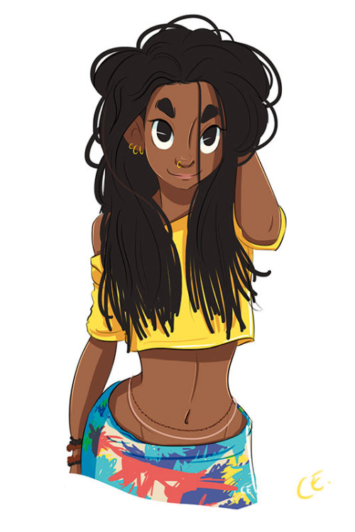 heroineheroine: chachachabela: Another selfie drawing of random people! This time a BEAUTIFUL girl w