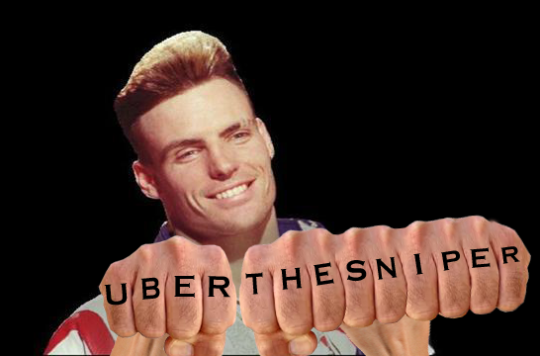spoon-fresh:  spoon-fresh:  A knuckle tattoo that just says “Uber the Sniper”   
