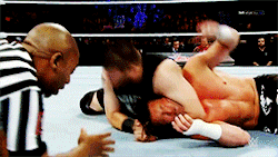 mithen-gifs-wrestling:  Kevin Owens, headlock