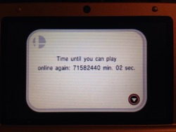 lieutenantbites:  quilaava:  my brother’s 3ds died while he was in a match in for glory and when he went back this message popped up holy shit  