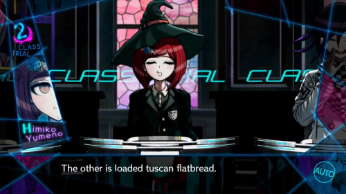 fakedrv3screenshots: Himiko: Welcome to T-G-I-Halloween, where it’s always Halloween!Himiko: I