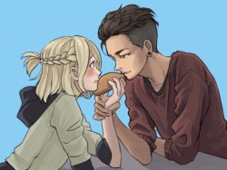 liangarts:Otayuri is my favorite ship in yuri on ice.