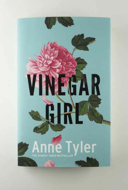 vintagebooksdesign: VINEGAR GIRL - Anne Tyler When designing the jacket for Vinegar Girl, Anne Tyler