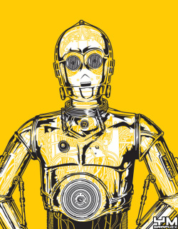 tiefighters:  C-3PO Anatomy  Created by Yves