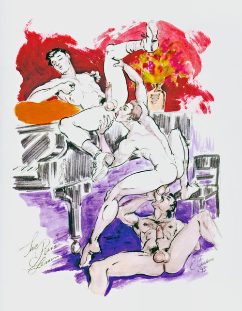 Fantasy of Action 46 - by Ed Cervone - This is from a retrospective of his work.Read an extremely fa