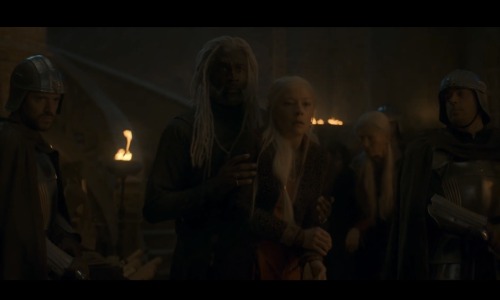Not Over Corlys Holding Rhaenyra Like THATS GRANDFATHER!!!!