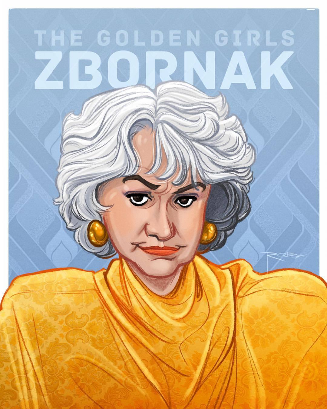 Bea Arthur Painting