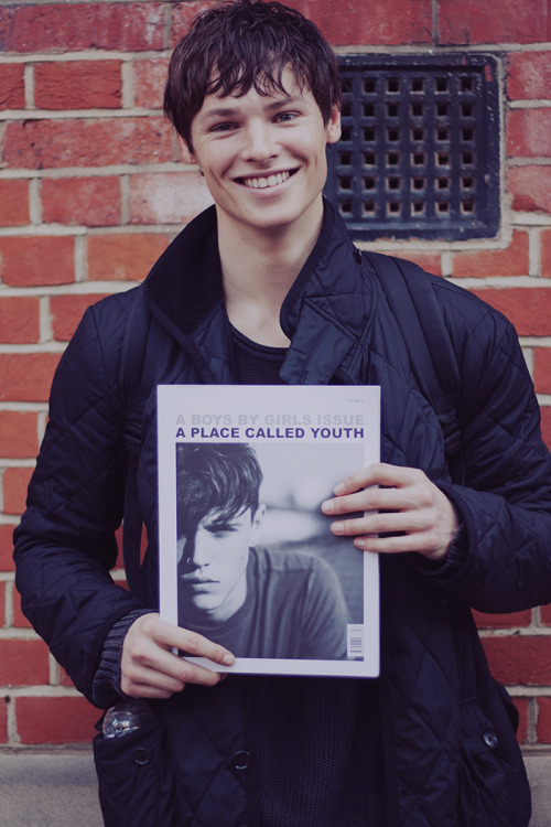 The charming Chris Poulter from Nevs shows his love for the issue. Photography by Ieva Blaževičiūtė.