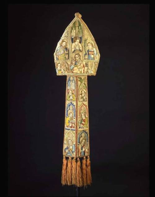 Bishops mitre for the city of Merseburg, Germany, late 14th century.from The Dresden City Art Museum