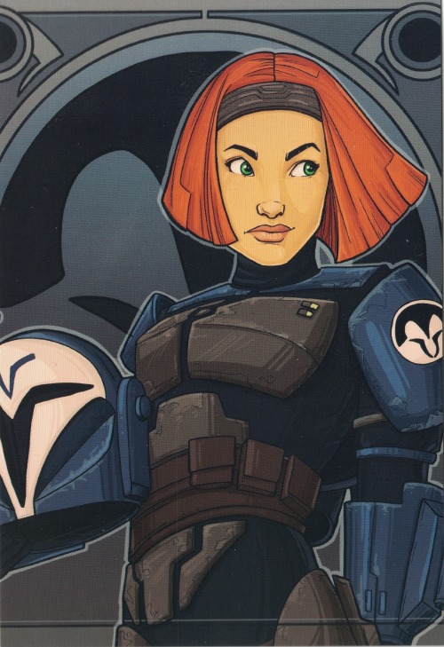 thesummerstorms:Mandalorian Women Star Wars: Women of the Galaxy (Postcards Version)