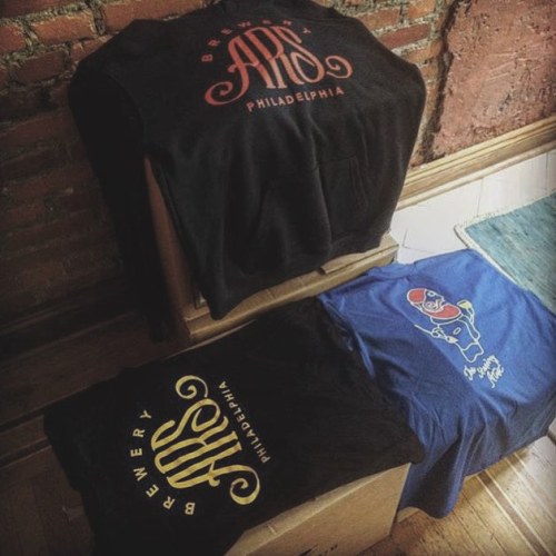 Printed some shirts for @breweryars if you haven’t checked them out yet you should. #printordie #craftbeer #philadelphia #beer #phillybeerscene #screenprinting #shirts #coldbeers (at Awesome Dudes Printing)