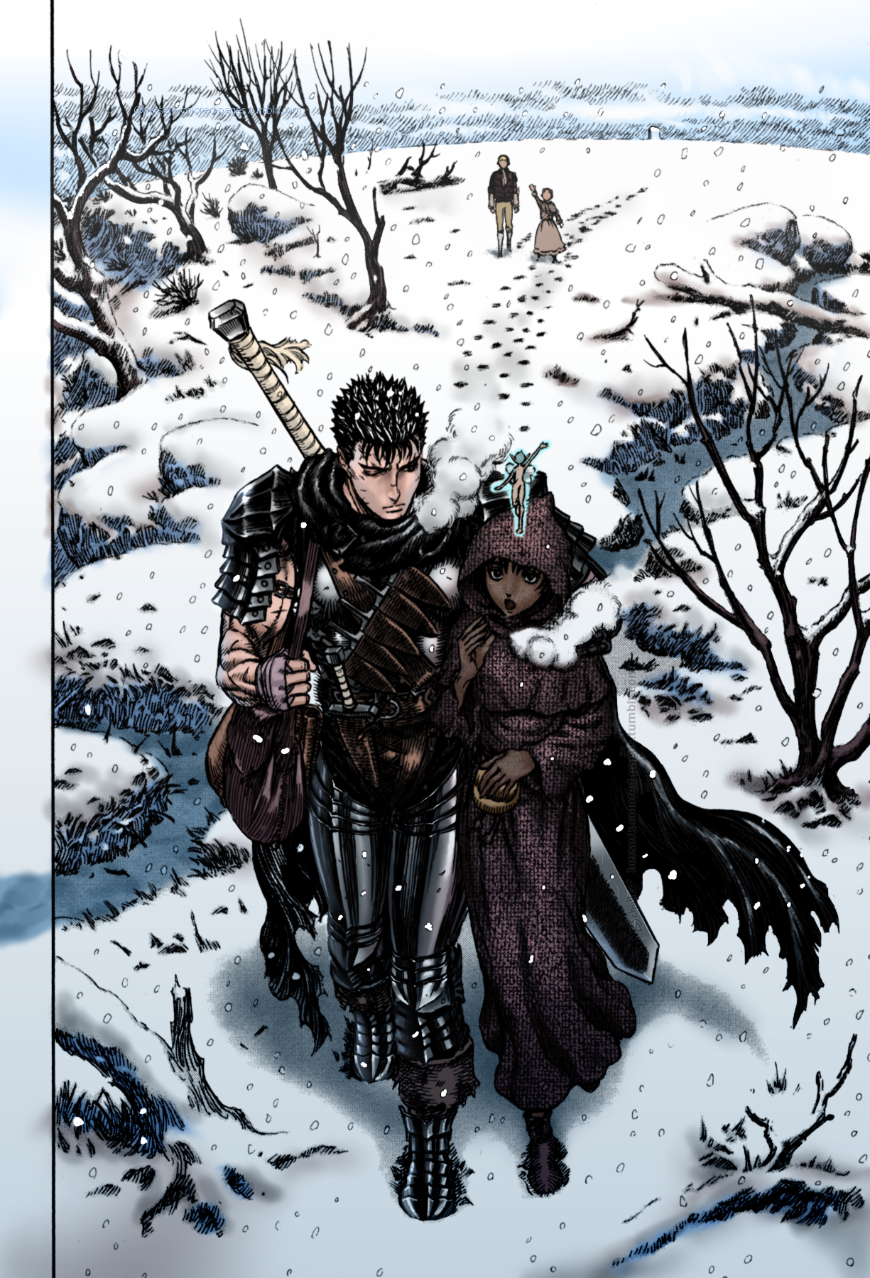 Colored this beautiful page Nice follower : Berserk