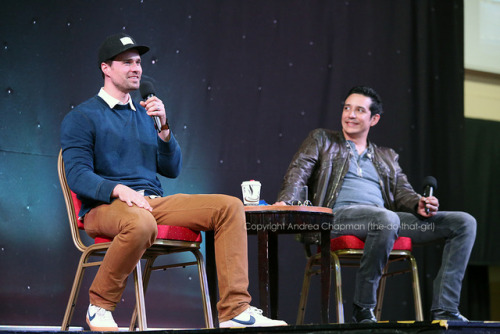 the-do-that-girl: Gabriel Luna & Brett Dalton  Q&ASunday at Starfury Ultimates 2 - Blackpool  More on my site here  Photos by Me June 2017  Please do not repost 