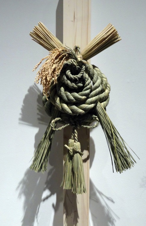 neverthoughtaboutatitle: Traditional Japanese New Year Decoration made out of rice straw