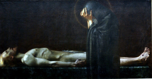 rossodimarte:Franz von Stuck, Pietà by HEN-Magonza on Flickr.Franz von Stuck, Pietà