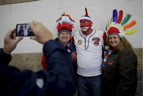 bellygangstaboo:Baseball fans have the choice of rooting for the team with an obscenely racist logo 