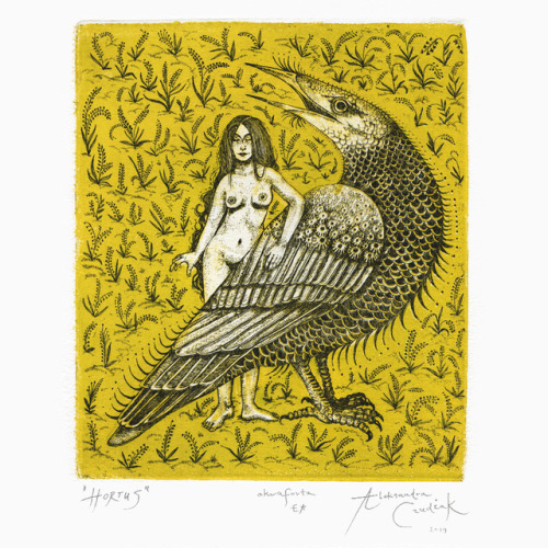 “Hortus” etching 2019    Aleksandra Czudżak 