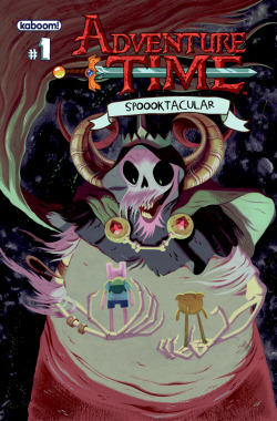 herochan:  New Releases: Adventure Time Spoooktacular  The surreal, post-apocalytpic world of Ooo is already a little bit spooky, which makes it perfect for a collection of funnily scary stories. This time of year, everyone loves a good scare! Why not