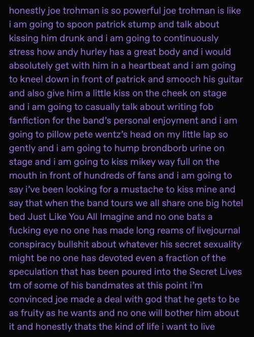 Sorry If This Is Silly To Ask But Where Did The Joe Bisexual Talk Come From?