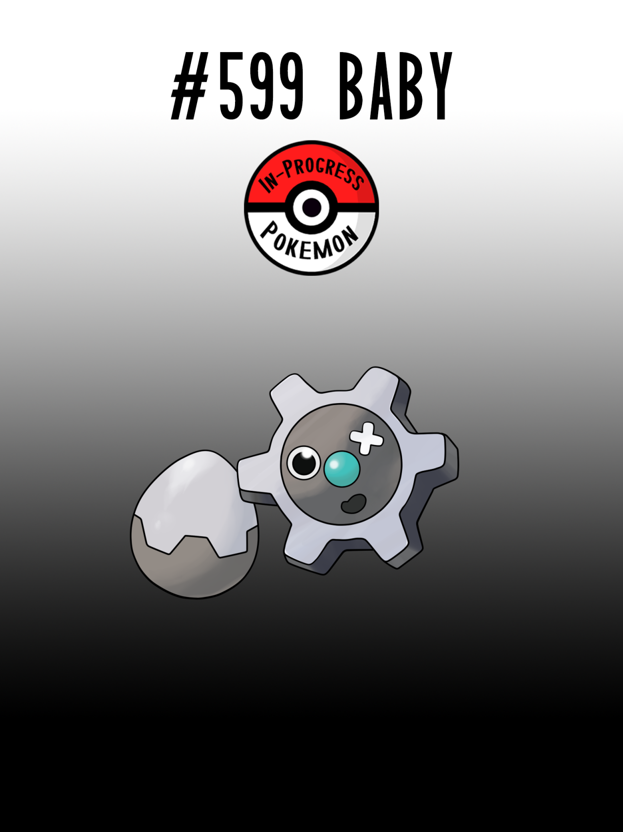 In-Progress Pokemon Evolutions — #095 Baby - Onix's rock-like eggs