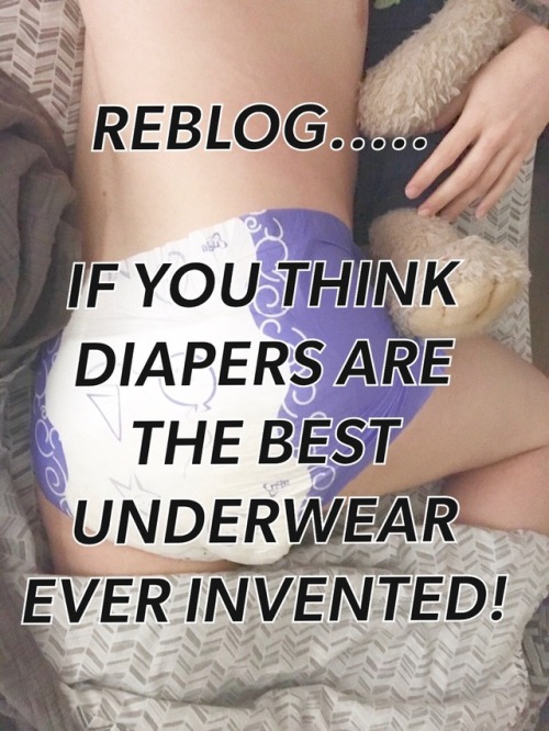 wolfybabychase: diaperedcyclists: landrovalb: paddedskaterboy: babyneal: Reblog if you think diape