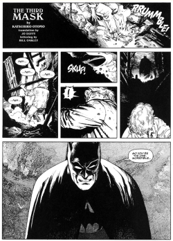 destroycomics:  In light of Bartkira, here’s Katsuhiro Otomo’s Batshort, The Third Mask, from Batman: Black and White Vol. 1 