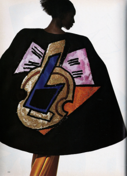 vertisse:  Katoucha Niane wearing YSL | ph. by Irving Penn for Vogue USA, 1988 