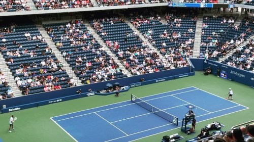 Meddy returning from the Bronx and Brooklyn #usopen #medvedev #andujar https://www.instagram.com/p/