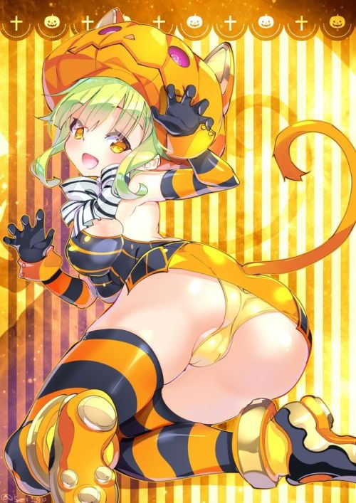 ジャック・オ・ニャンたん奇跡のハロウィン絵二枚目(๑˃̵ᴗ˂̵)و ﾖｼ! pic.twitter.com/2KBWdyDiHt— 藤島製１号＠新刊委託中 (@sei1go)