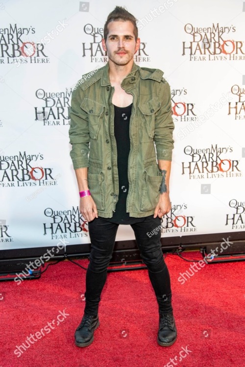 electriccenturypl:  Mikey Way attends 2018 Queen Mary’s Dark Harbor Media &amp; VIP Night 