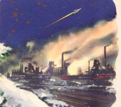 zombiegraycat:  soviet-era sci fi art is