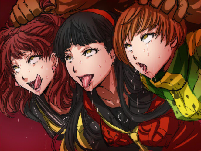 nyu-philia:  Triple Ahegao Combo!