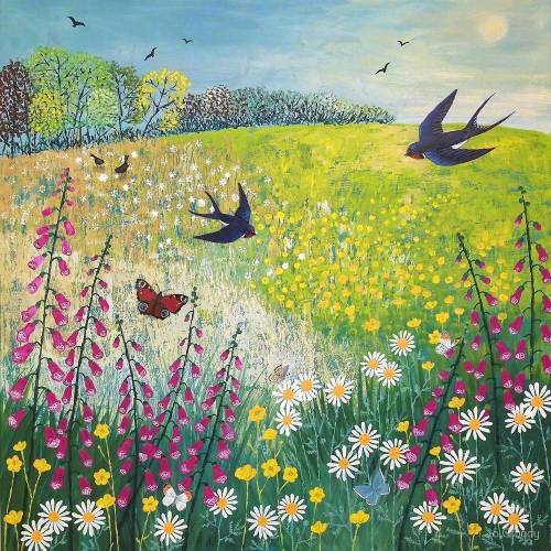 &lsquo;Butterfies and Swallows&rsquo; by Jo Grundy
