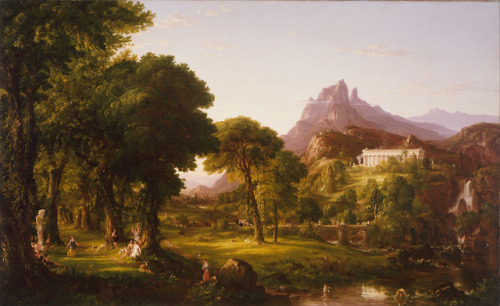 Title: Dream of ArcadiaCreator: Thomas Cole.Date Created: c. 1838