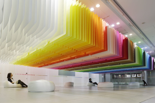 archatlas:100 Colors Emmanuelle Moureaux　“100 colors” is an installation series began in