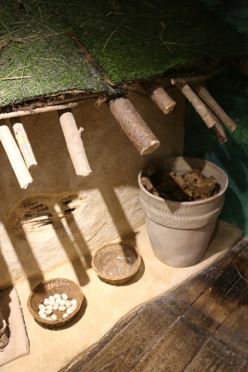 Recreation of a Bronze Age Hut, Wiltshire Museum, Devizes, 20.2.16.