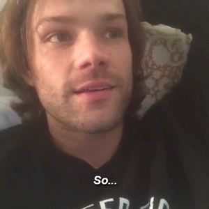 Just Jared Being A Sweetie While Watching 11x07 With Everyone Last Night.