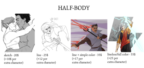 lammertart:   Finally! I decided to open commissions again. With new prices and examples.   Soo