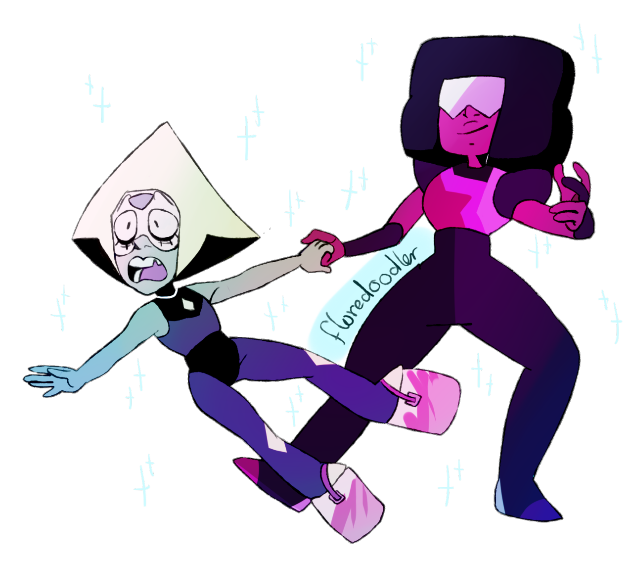 floredoodler:  some SU draws :’0speedpaint of the rupphire one