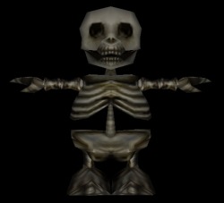 masstersword:  pyxu:  suppermariobroth: The model for Toad’s skeleton in Mario Strikers Charged. snans undertale………  GAME THEORY WAS WRONG!!!! TOAD IS snas UNDERTALE!! 