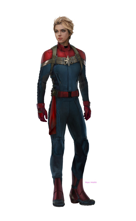 merkymerx:Captain Marvel MCU concept. For this I tried my best to replicate the feel of the Marvel