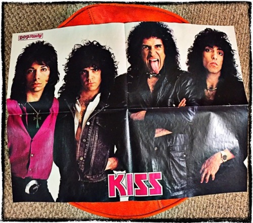 I have always wanted a LICK IT UP poster, stumbling upon one with the German logo, only makes it swe