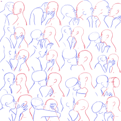 danifillyart:  spoiledchestnut:  Have a great big ol’ sheet of kissing references!  Support me by reblogging and checking out my commission info here!  Going to draw each one 