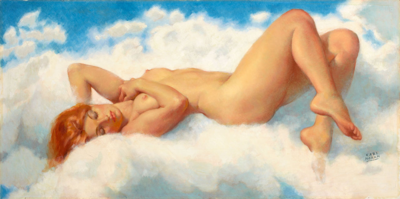 brudesworld:Angel in the Clouds by Earl Moran (1893-1984)